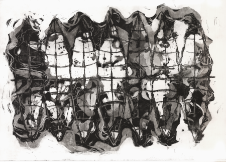 Ewa Ziembicka - Mapa I, 100x70, intaglio, 2022