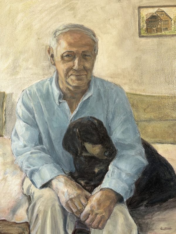 Tomasz Daiksler,Portret Józefa Zaorskiego,olej, płótno, 65x50